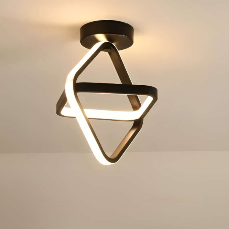 Orion Dual Ring LED Ceiling Light Modern Minimalist Lamp