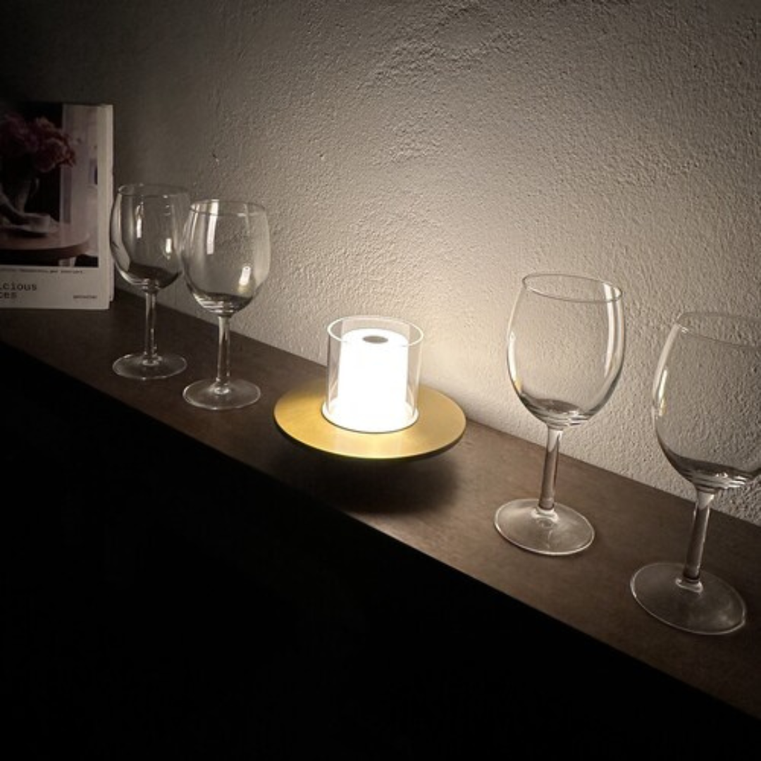 Auralis Halo Wireless LED Table Lamp With Dimmable Light