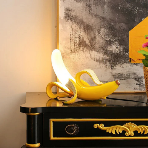 Luminia Banana LED Table Lamp With Golden Radiance