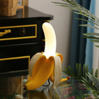 Luminia Banana LED Table Lamp With Golden Radiance