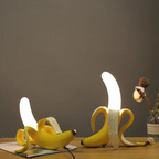 Luminia Banana LED Table Lamp With Golden Radiance
