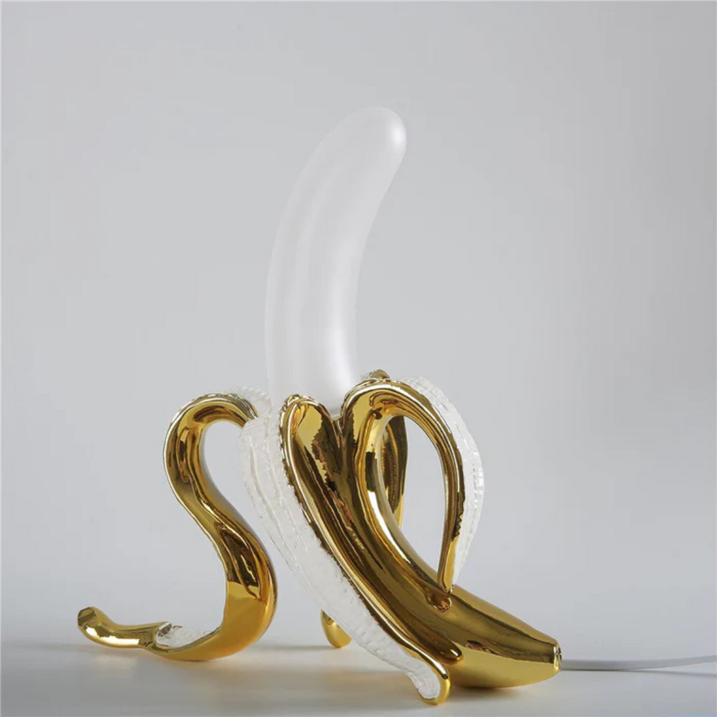 Luminia Banana LED Table Lamp With Golden Radiance