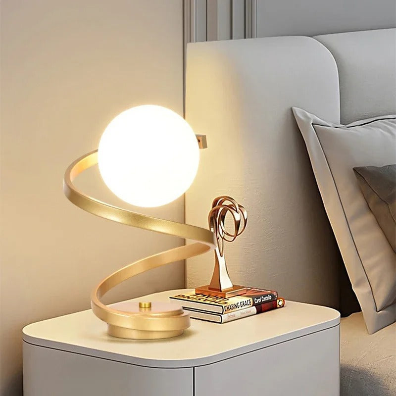 Fjordora Floating LED Table Lamp in Nordic Style Ambiance
