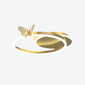AuroraFlutter Butterfly LED Ceiling Light for Living Rooms