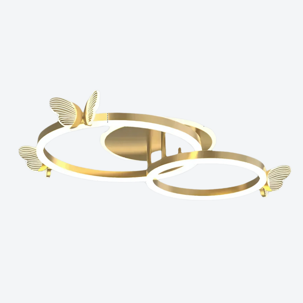 AuroraFlutter Butterfly LED Ceiling Light for Living Rooms