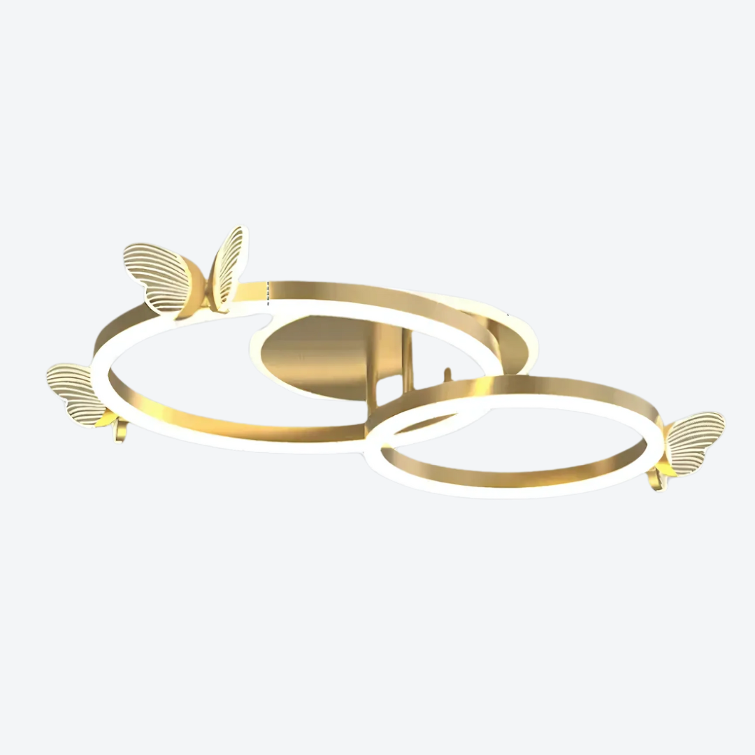AuroraFlutter Butterfly LED Ceiling Light for Living Rooms