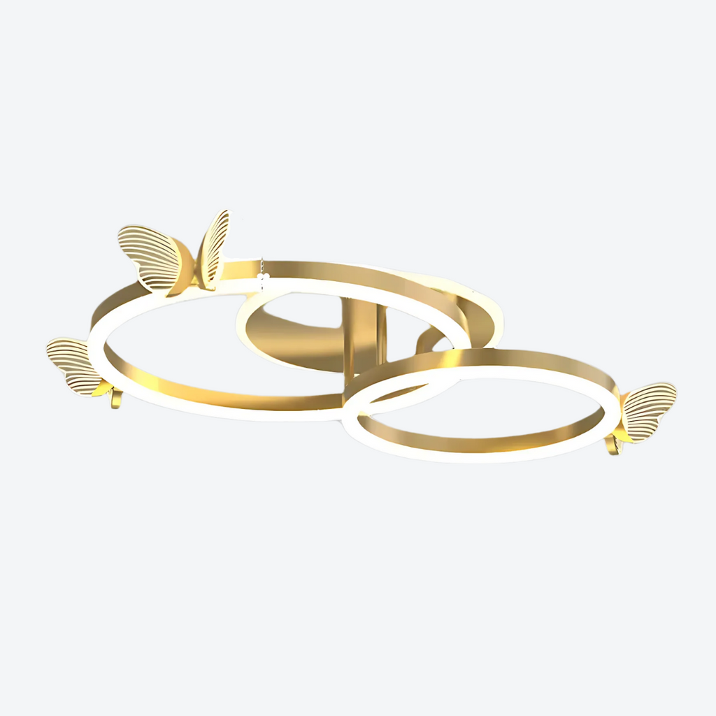 AuroraFlutter Butterfly LED Ceiling Light for Living Rooms