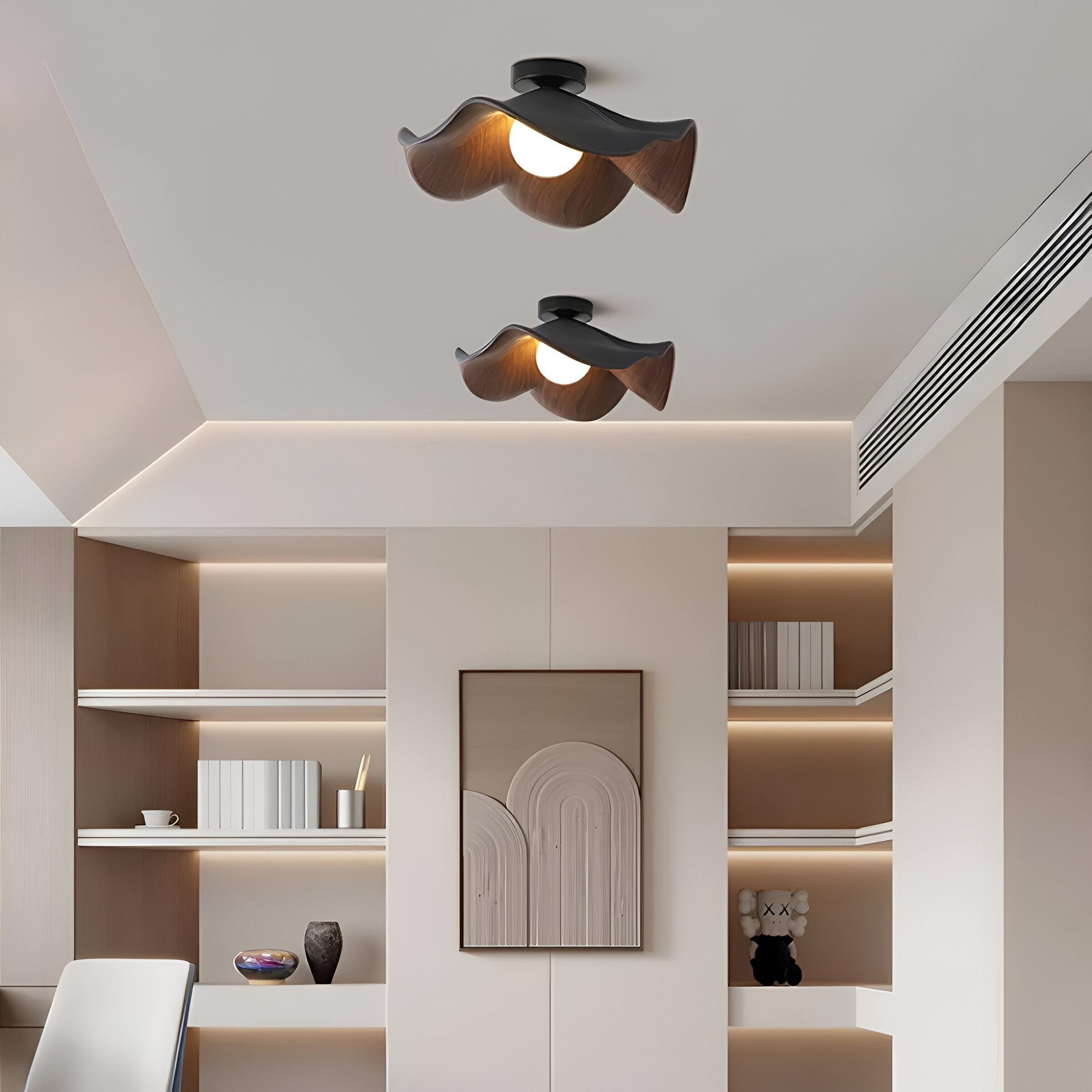 Asteria Nordic Flower LED Ceiling Light With Soft Ambient Glow