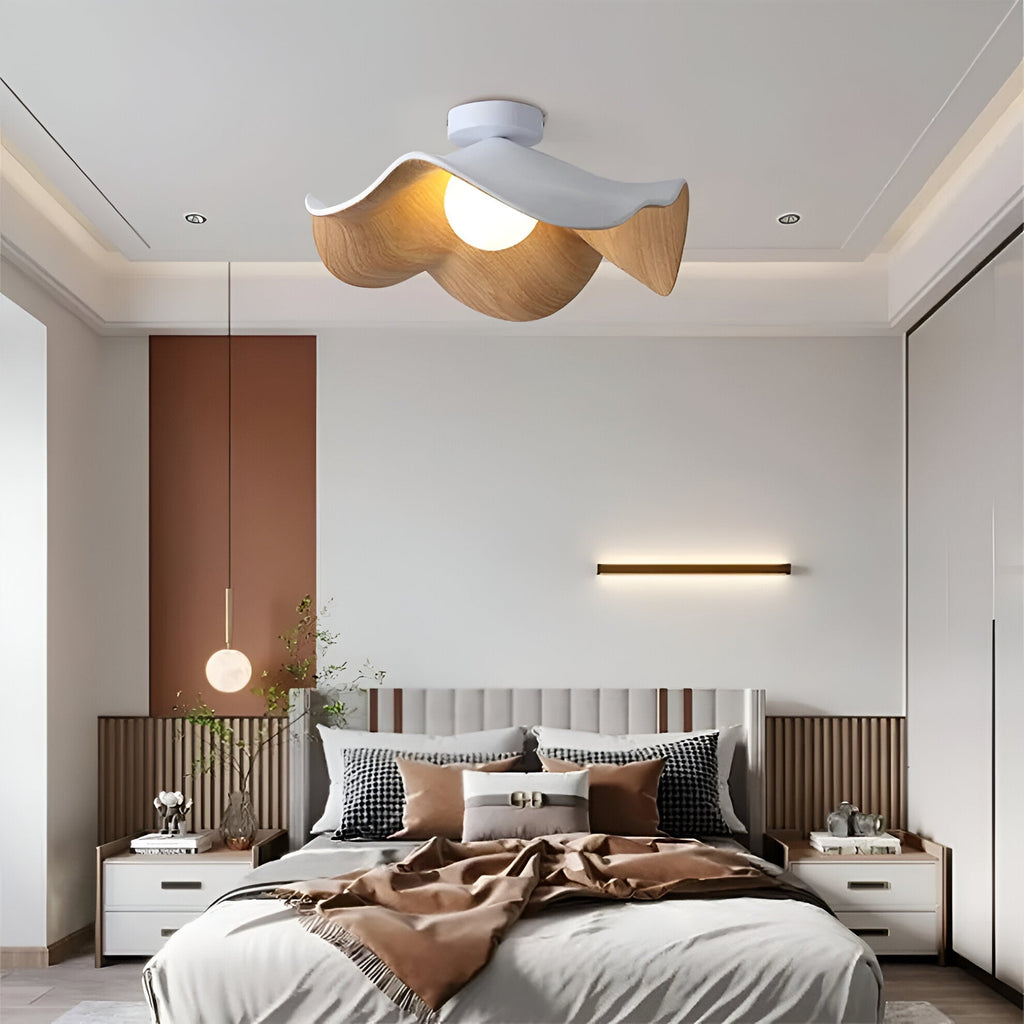 Asteria Nordic Flower LED Ceiling Light With Soft Ambient Glow