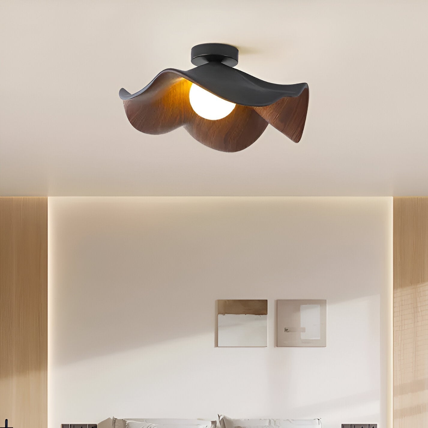 Asteria Nordic Flower LED Ceiling Light With Soft Ambient Glow
