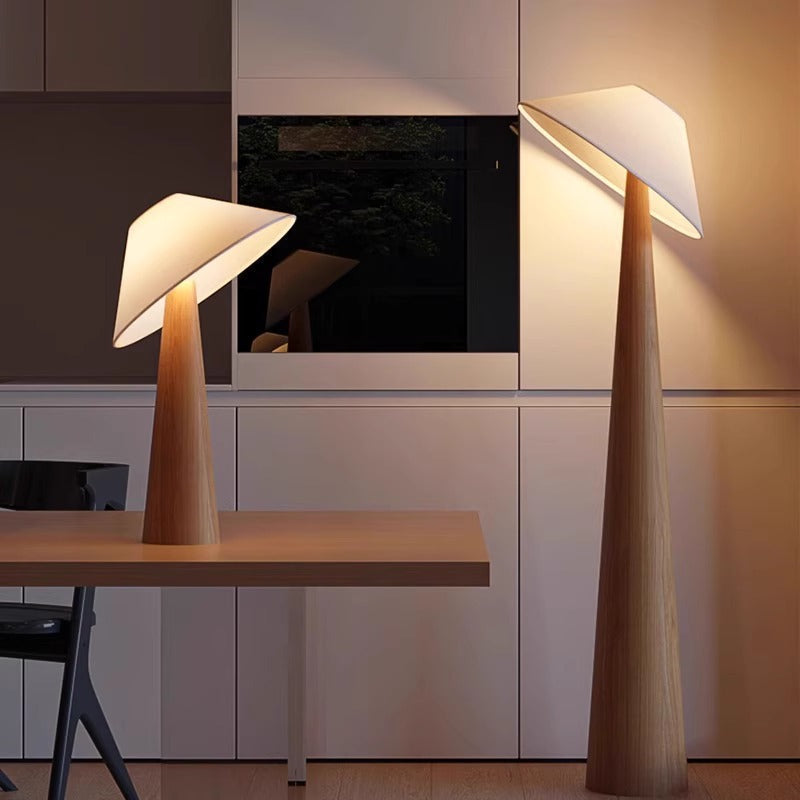 Luminra Wabi-Sabi Floor and Table Lamp in Japanese Minimalism