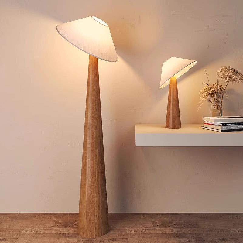 Luminra Wabi-Sabi Floor and Table Lamp in Japanese Minimalism