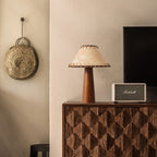 KaguraWood LED Table Lamp in Wabi Sabi Japanese Rustic