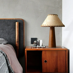 KaguraWood LED Table Lamp in Wabi Sabi Japanese Rustic