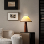 KaguraWood LED Table Lamp in Wabi Sabi Japanese Rustic