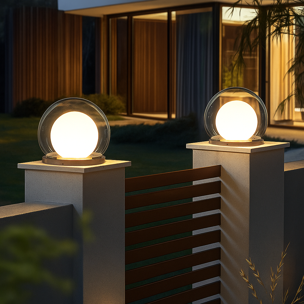 Nemsk | LunaWisp Solar Moon Lamp For Outdoors With Soft Ambient Glow