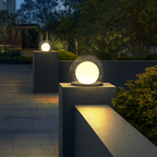 Nemsk | LunaWisp Solar Moon Lamp For Outdoors With Soft Ambient Glow