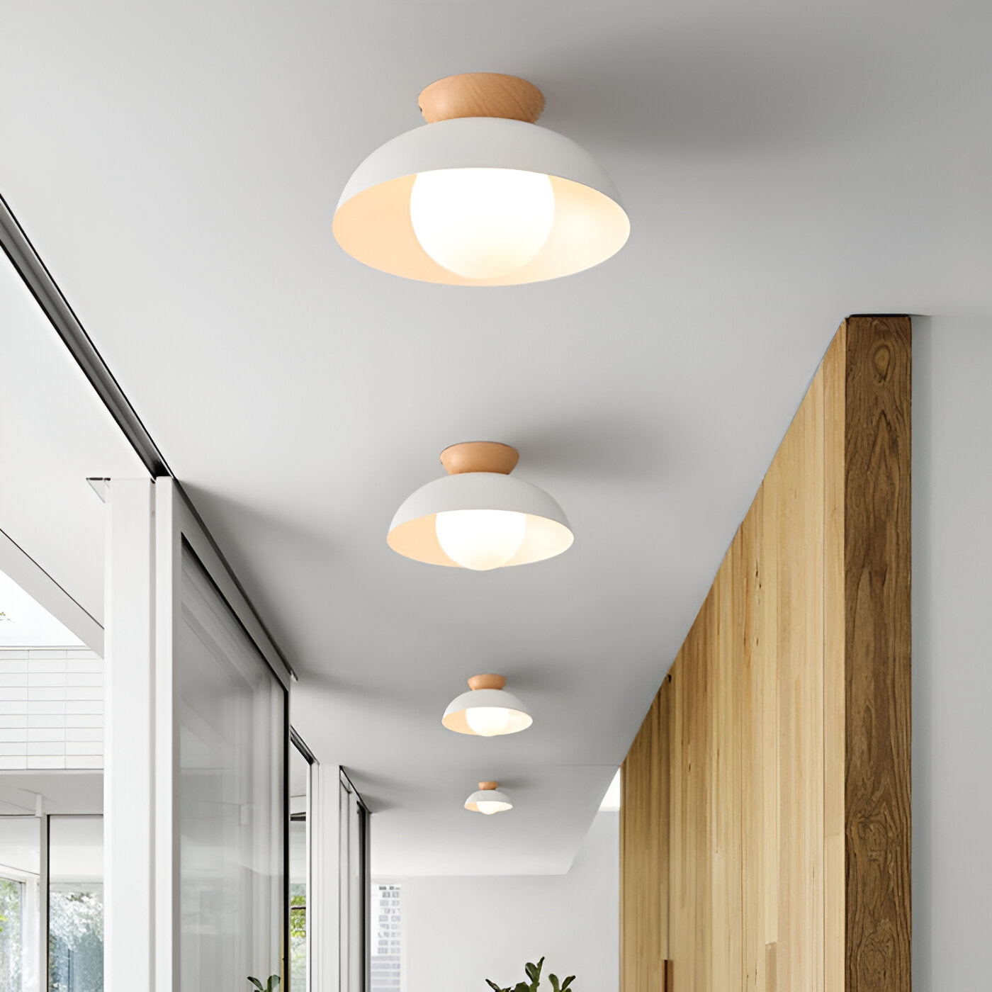 NovaLyn Nordic Minimalist LED Ceiling Lamp With Eco Materials
