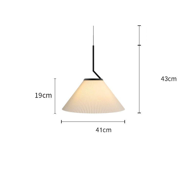 Nemsk | LumaFold Scandinavian Pendant Lamp With Folded Hood