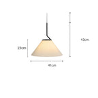 Nemsk | LumaFold Scandinavian Pendant Lamp With Folded Hood