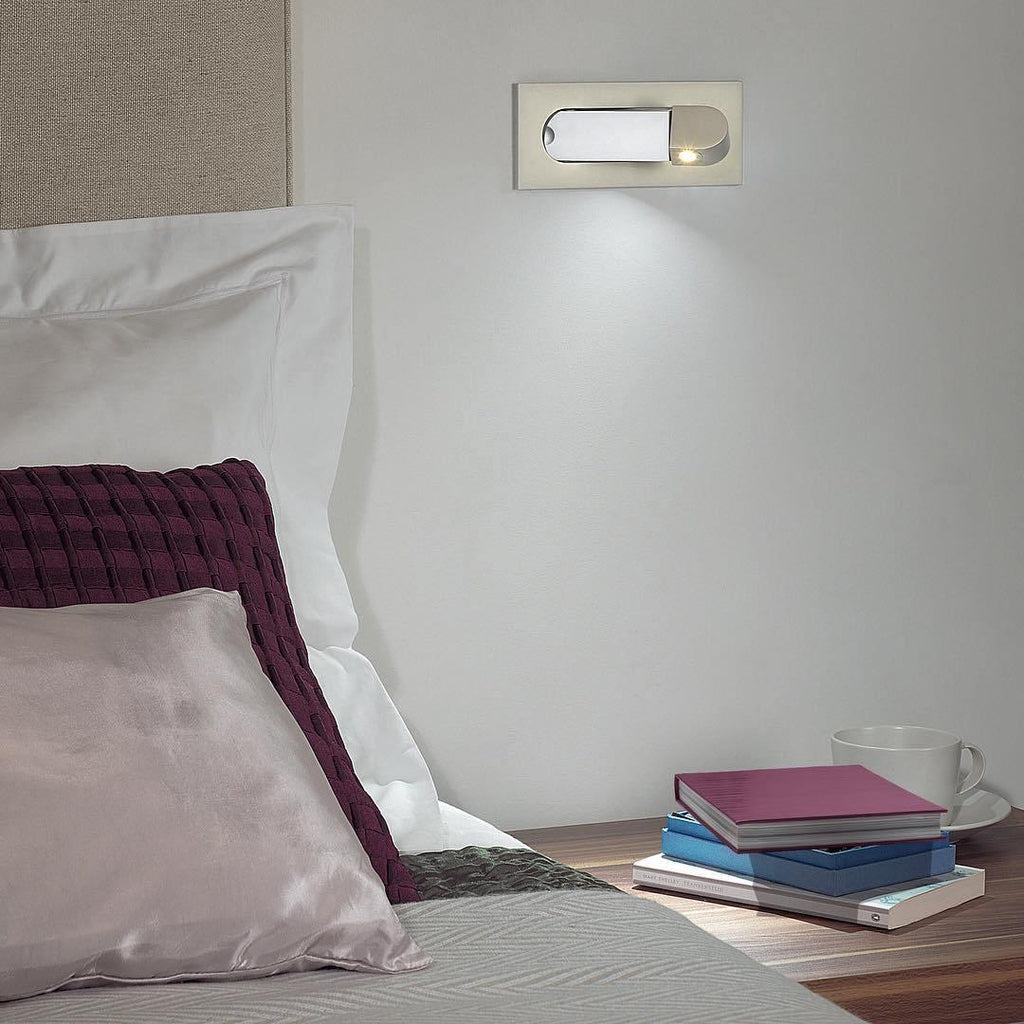 Nemsk | LumaForge Aurora LED Bedside Wall Lamp With Ambient Backlight