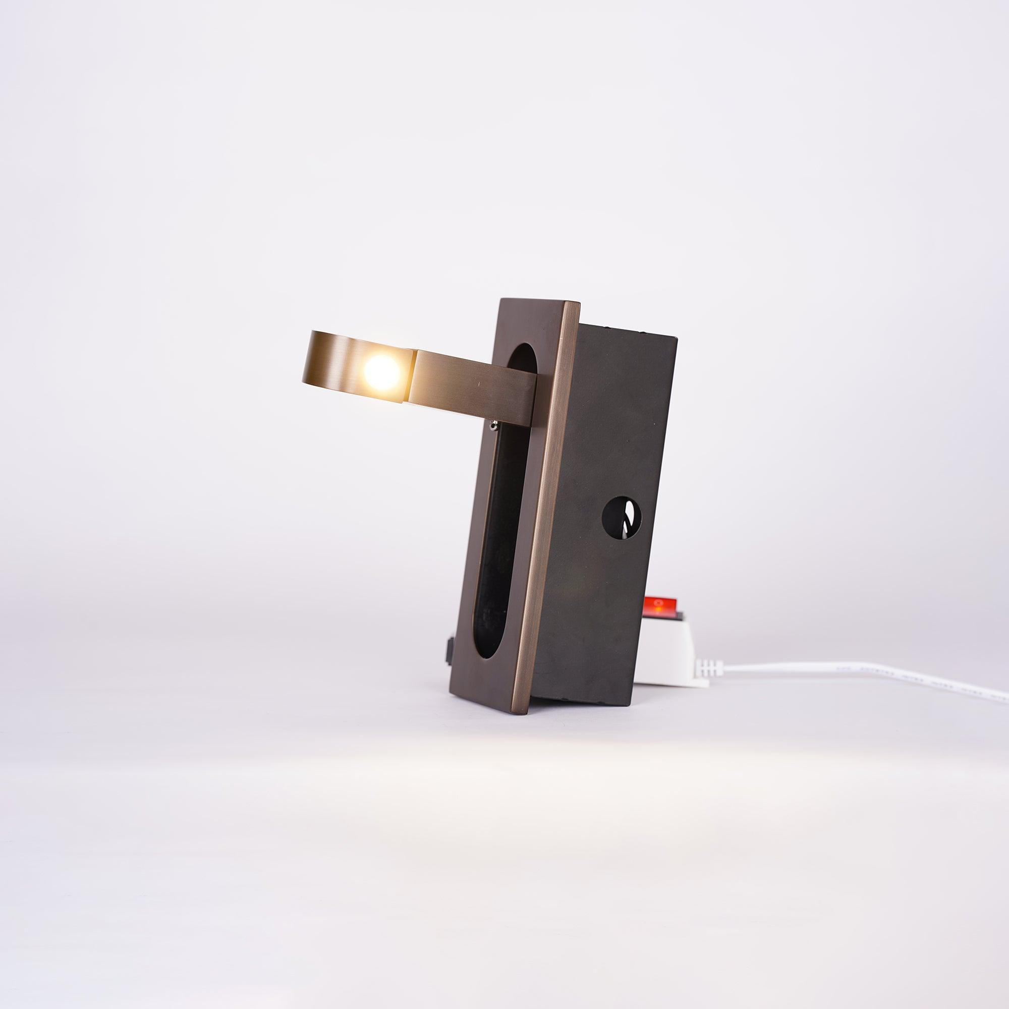Nemsk | LumaForge Aurora LED Bedside Wall Lamp With Ambient Backlight