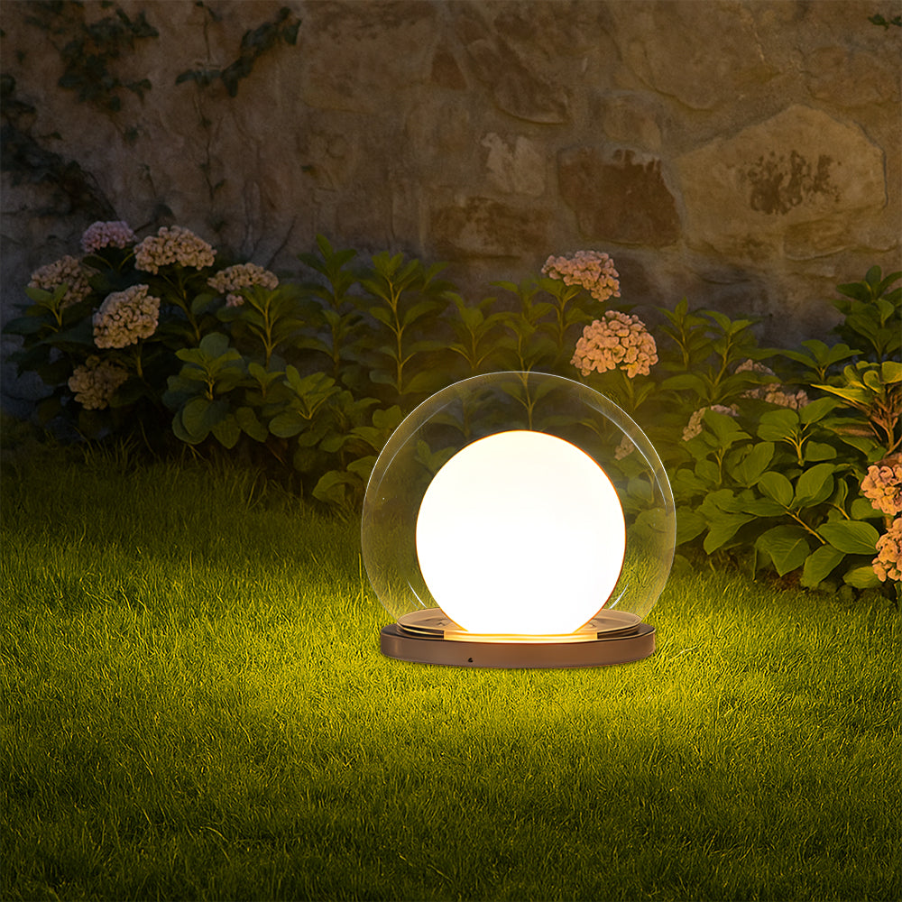 Nemsk | LunaWisp Solar Moon Lamp For Outdoors With Soft Ambient Glow