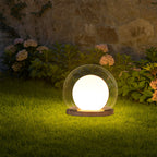 Nemsk | LunaWisp Solar Moon Lamp For Outdoors With Soft Ambient Glow