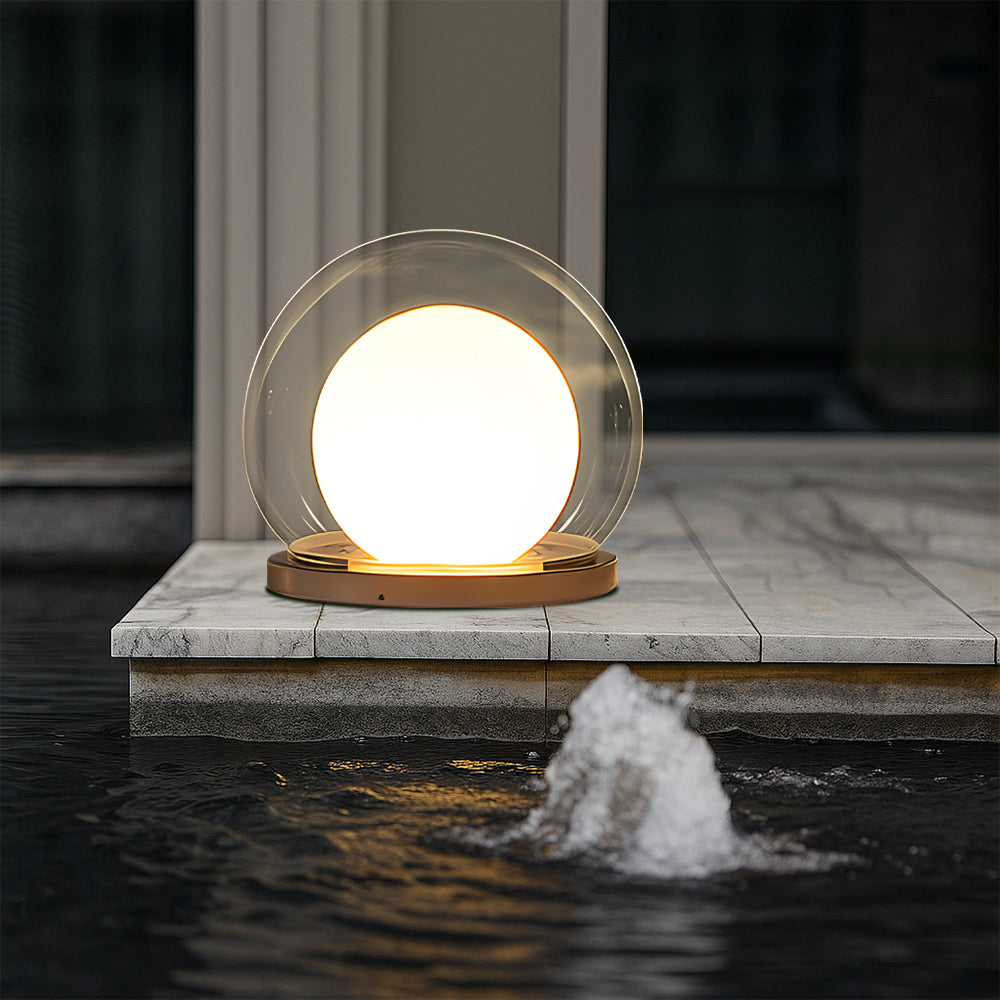 Nemsk | LunaWisp Solar Moon Lamp For Outdoors With Soft Ambient Glow