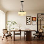 Nemsk | Lunaera Milky White Minimalist Pendant Lamp With Soft Glow