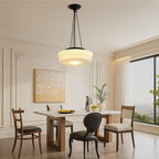 Nemsk | Lunaera Milky White Minimalist Pendant Lamp With Soft Glow