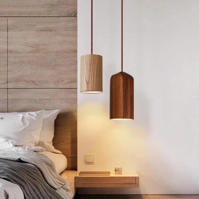 Nemsk | ArborLux Nordic Wood Pendant Light With Warm LED Glow for Dining