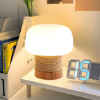 Nemsk | LumaNest Modern Minimalist LED Table Lamp With Wood Base