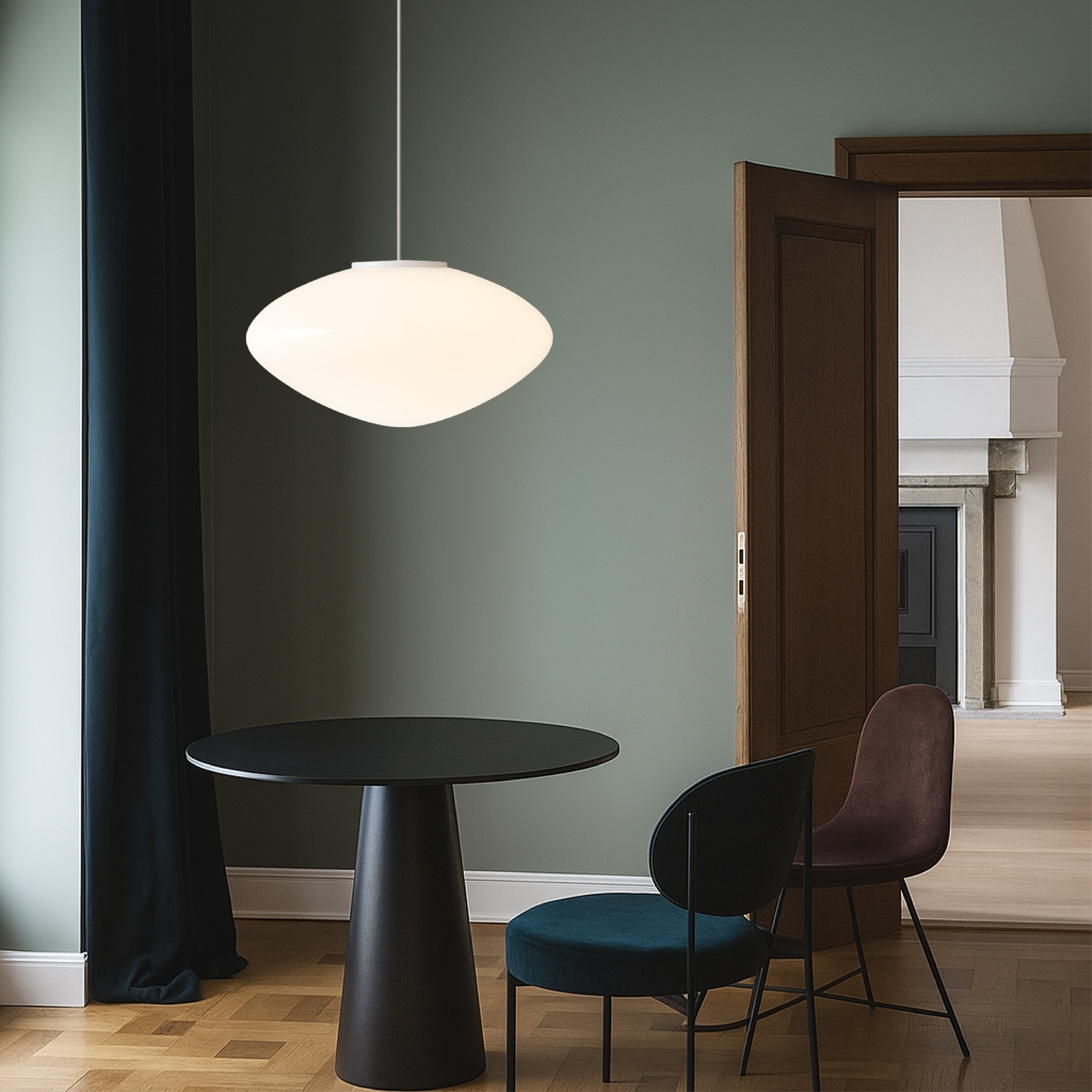Nemsk | Nordora Danish Layered Pendant Lamp With Soft Diffuse Glow