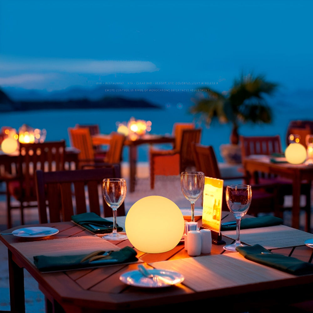 Nemsk | LumaSphere LED Table Lamp With Color Changing Light