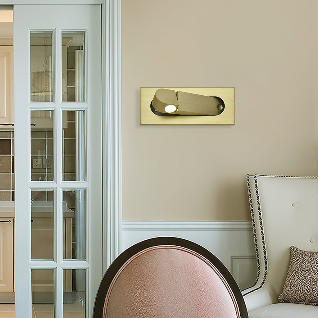 Nemsk | LumaForge Aurora LED Bedside Wall Lamp With Ambient Backlight