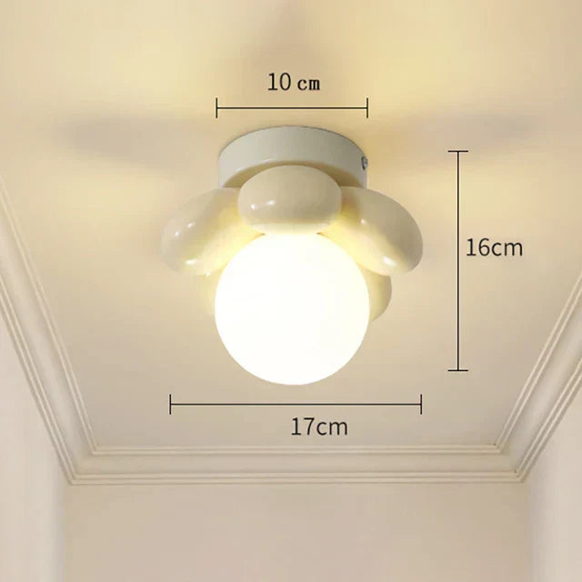 Nemsk | Eloria Bloom Glass Ceiling Light for Nordic Bedroom