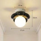 Nemsk | Eloria Bloom Glass Ceiling Light for Nordic Bedroom