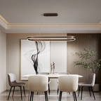 Nemsk | Aurelle Rose Gold Kitchen Pendant Light With Glass Shade