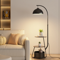 Nemsk | Nordic Glow Floor Lamp With Built In Storage For Living Rooms