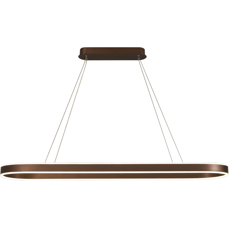 Nemsk | Aurelle Rose Gold Kitchen Pendant Light With Glass Shade