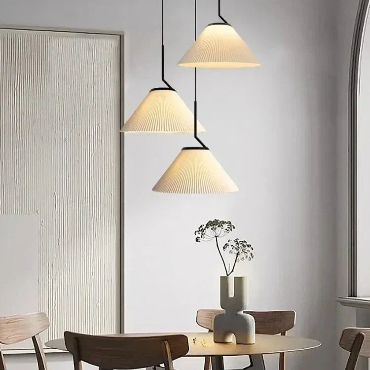 Nemsk | LumaFold Scandinavian Pendant Lamp With Folded Hood