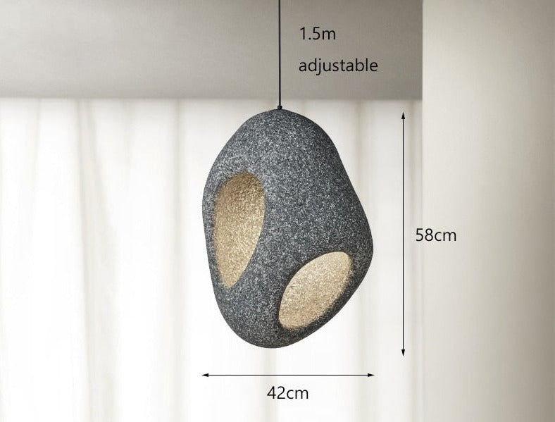 Nemsk | Sorelle | Handcrafted Wabi Sabi LED Pendant Ceiling Fixture