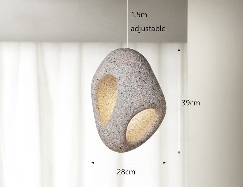 Nemsk | Sorelle | Handcrafted Wabi Sabi LED Pendant Ceiling Fixture