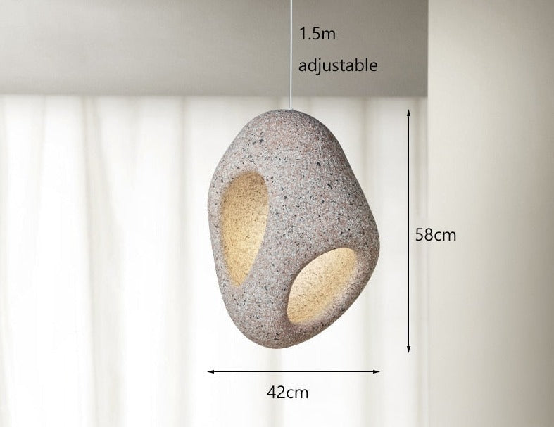 Nemsk | Sorelle | Handcrafted Wabi Sabi LED Pendant Ceiling Fixture