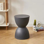 Nemsk | Lunvera Nordic Hourglass Low Plastic Stool, Multipurpose