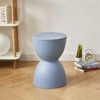 Nemsk | Lunvera Nordic Hourglass Low Plastic Stool, Multipurpose