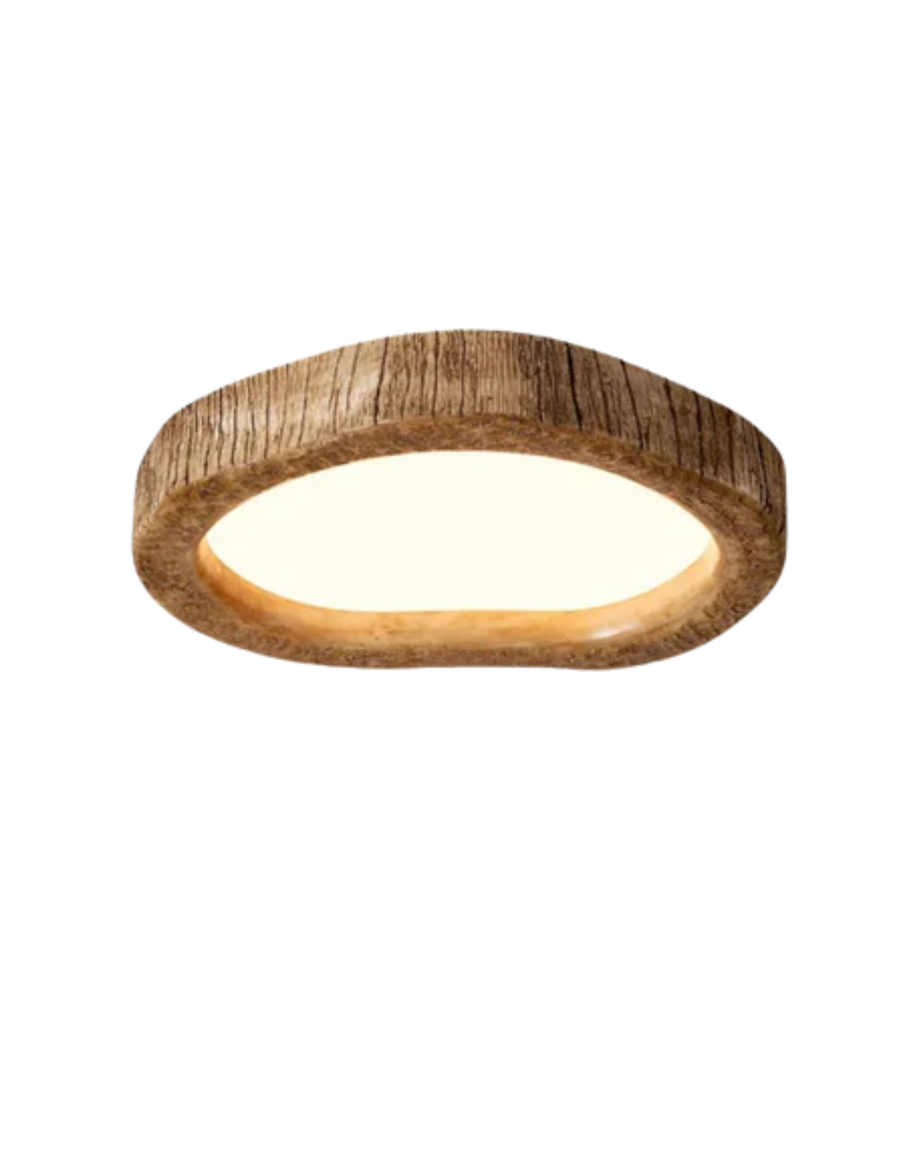 Nemsk | Solara Oak Ceiling Light With Warm Minimal Glow And Wooden Housing