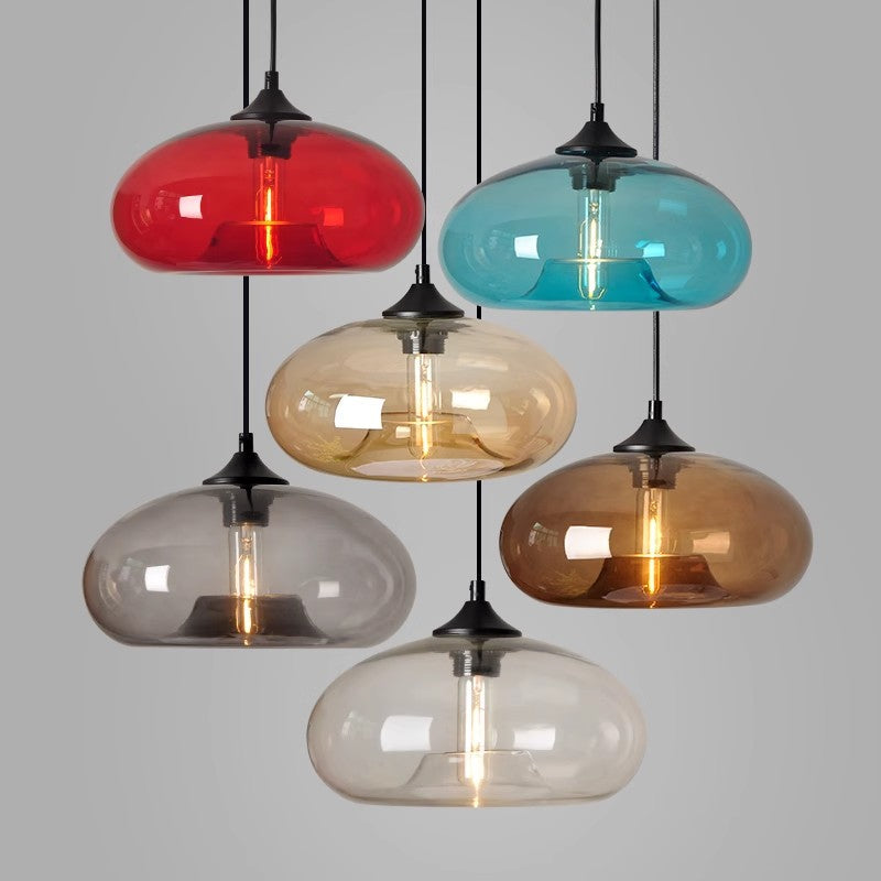 Nemsk | NovaLume Glass Pendant Light In Retro Colorful Living Room Style