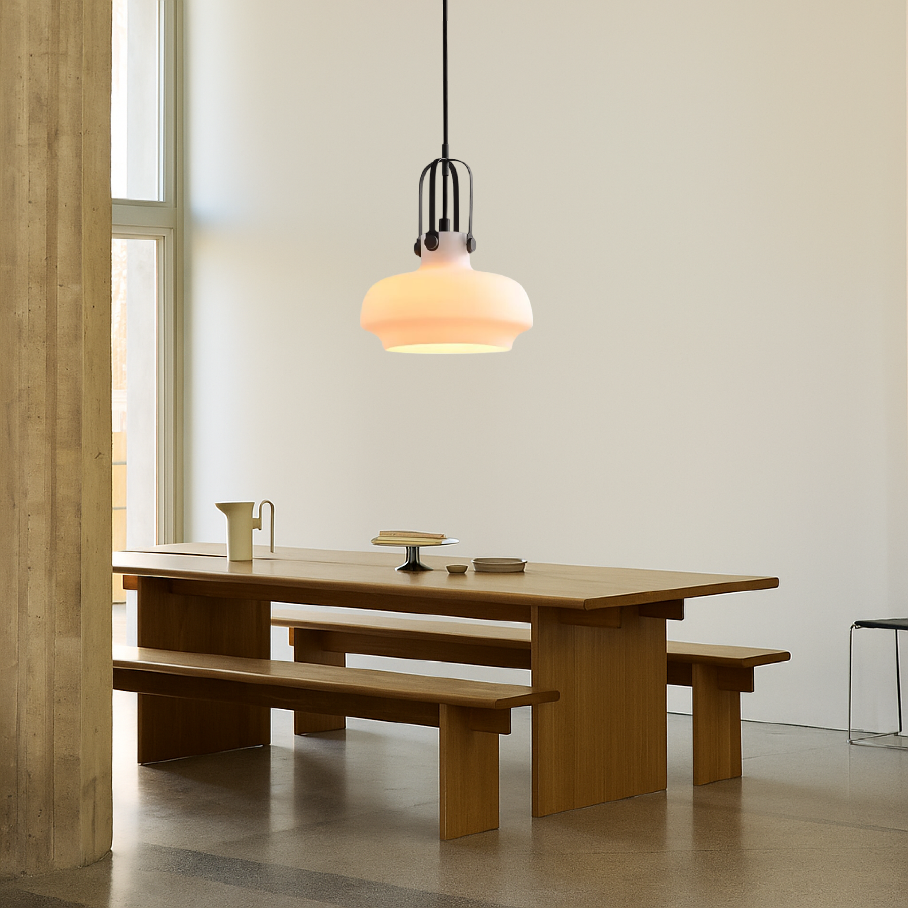Nemsk | Valeon Industrial Loft Pendant Light With Metal Finish